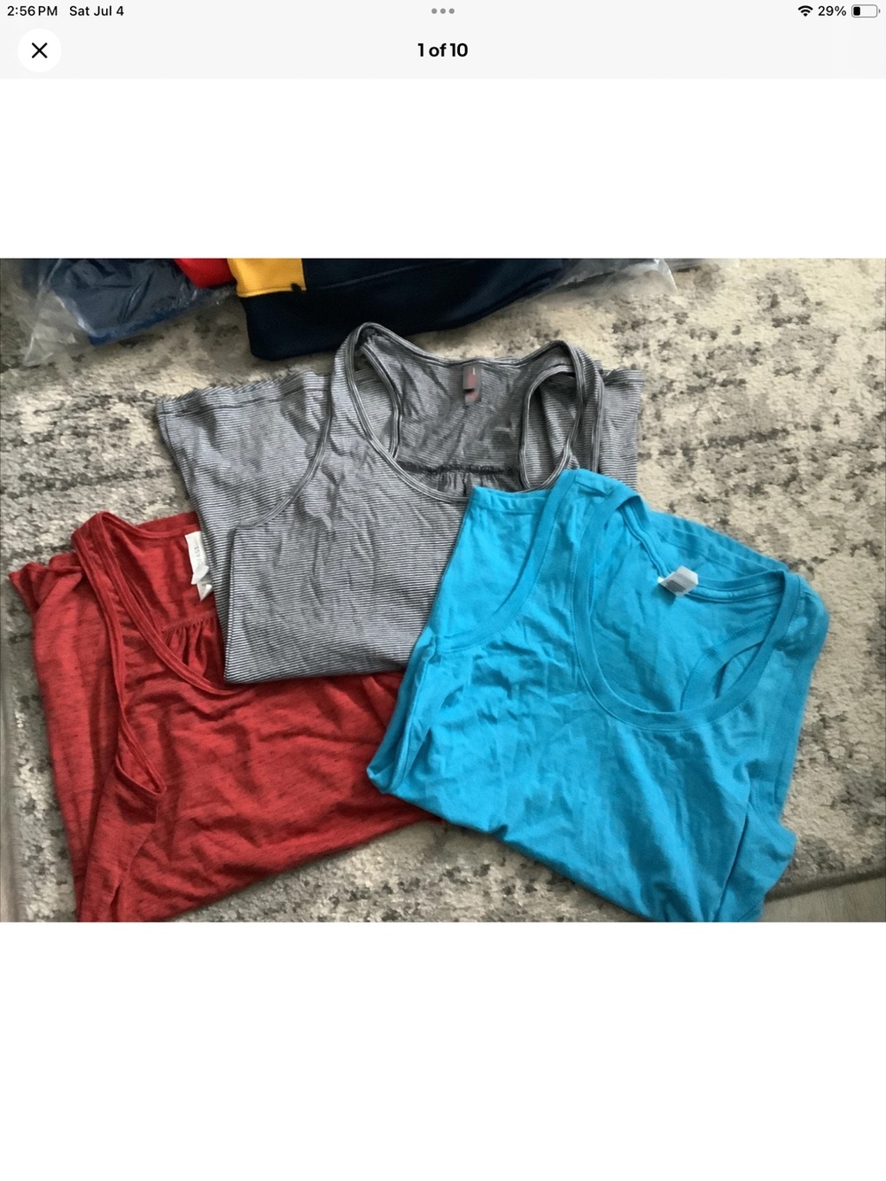 District Bright Turquoise Tank Top